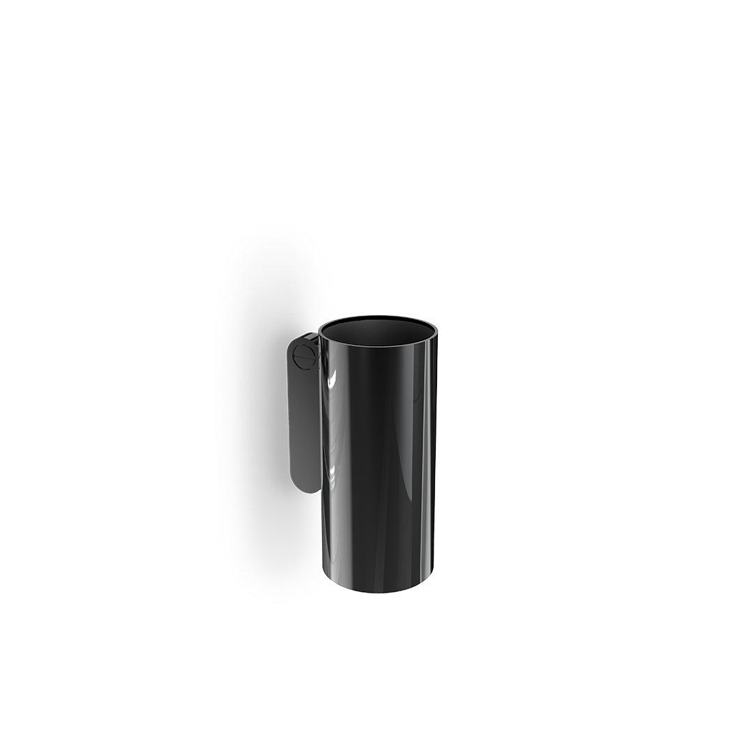 DW SOHO WMB Tumbler wall mounted - Black Chrome PVD / Black