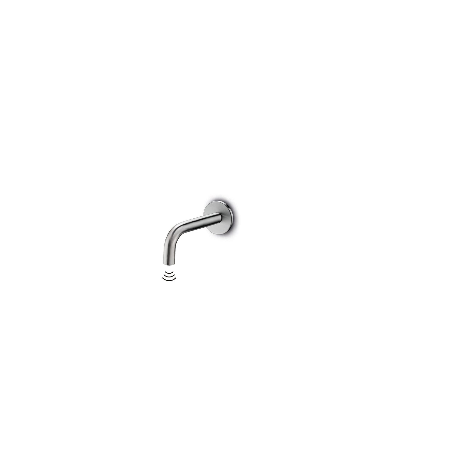 JEE-O Slimline touchless Basin tap Stainless Steel, with infrared on/off sensor - Brushed