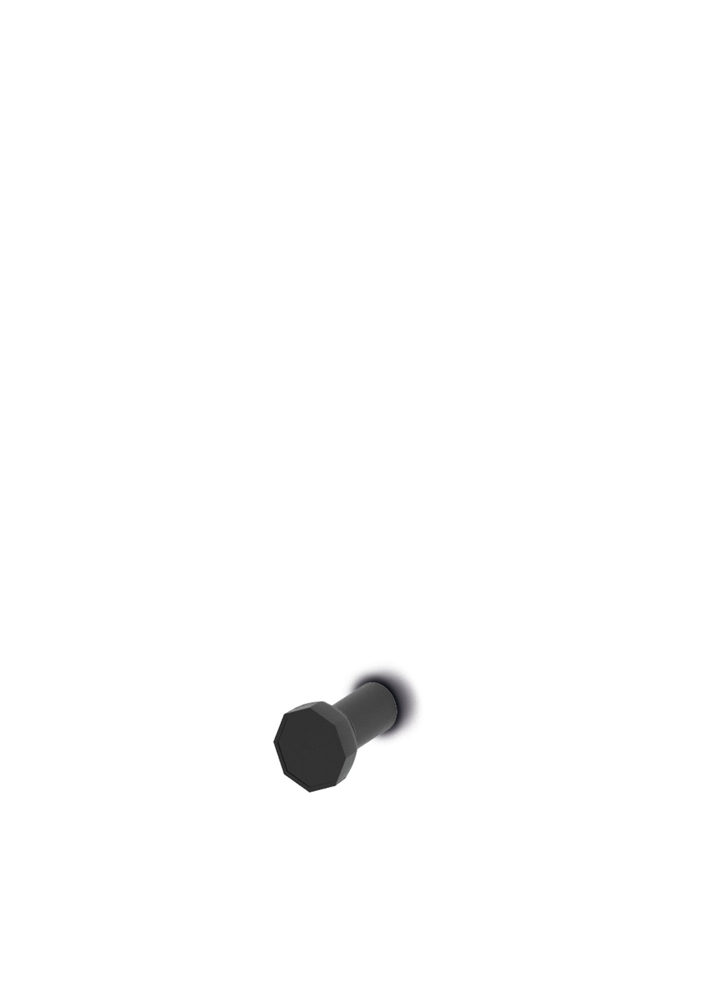 JEE-O Bloom Robe Hook Wall Stainless Steel, Gun Metal