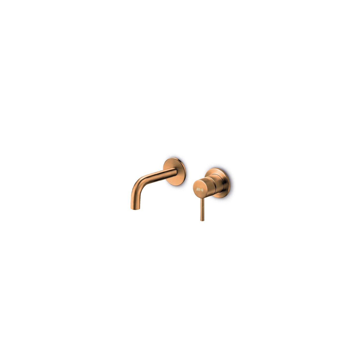 JEE-O Slimline Basin Faucet Wall Mounted Stainless Steel with 90 degrees Spout - Bronze