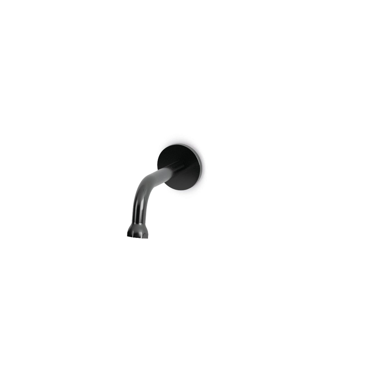 JEE-O Bloom Spout Long Wall Mounted Stainless Steel for Basin or Bath - Gun Metal