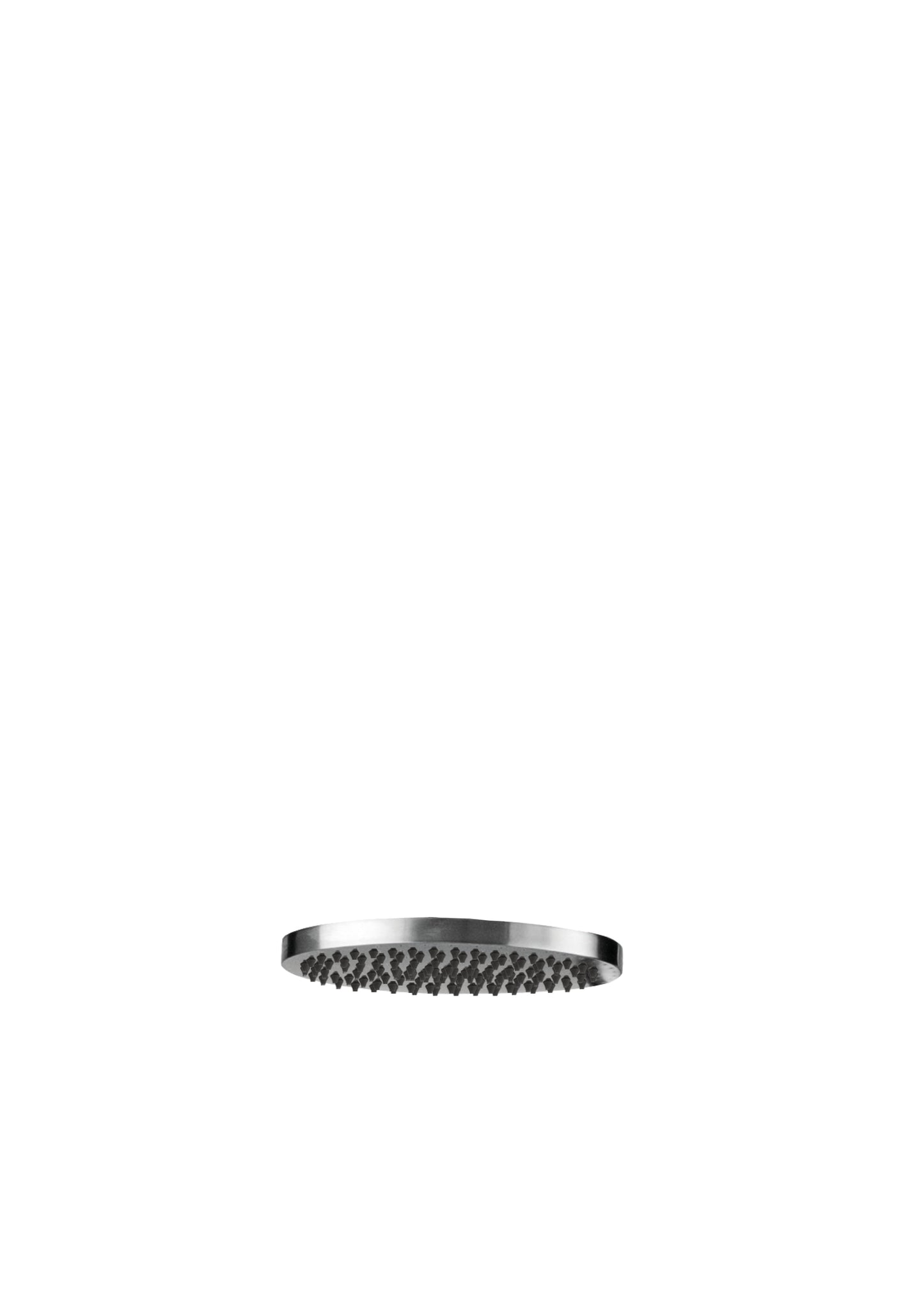 JEE-O Fatline interchangeable Shower head with black nozzles Ø285, Brushed