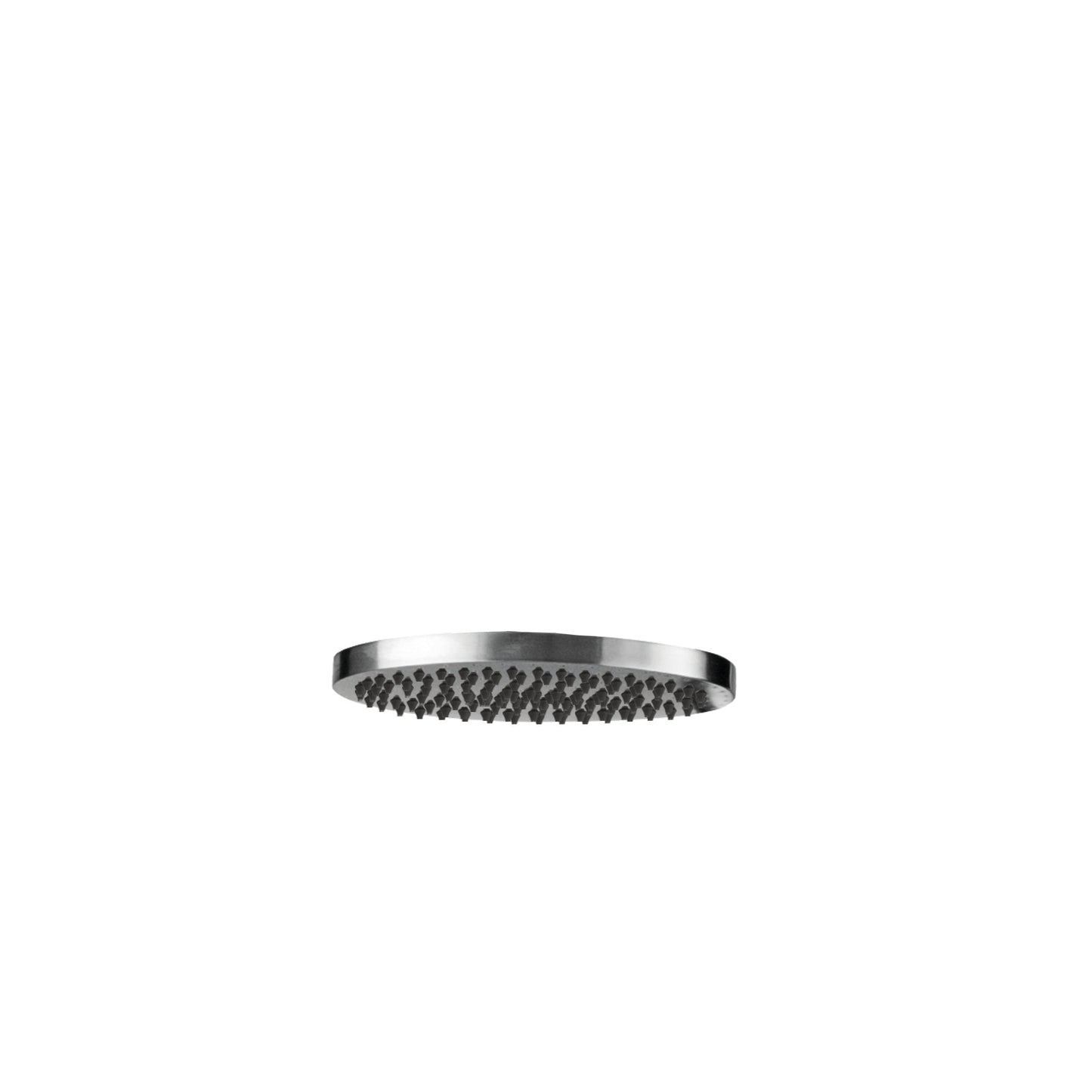 JEE-O Fatline interchangeable Shower head with black nozzles Ø285mm - Brushed