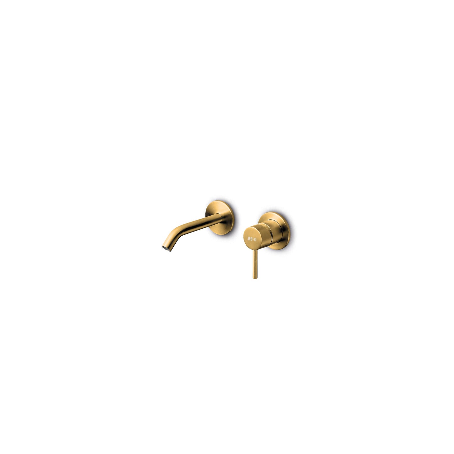 JEE-O Slimline Basin Faucet Wall Mounted Stainless Steel with concealed body - Matte Gold