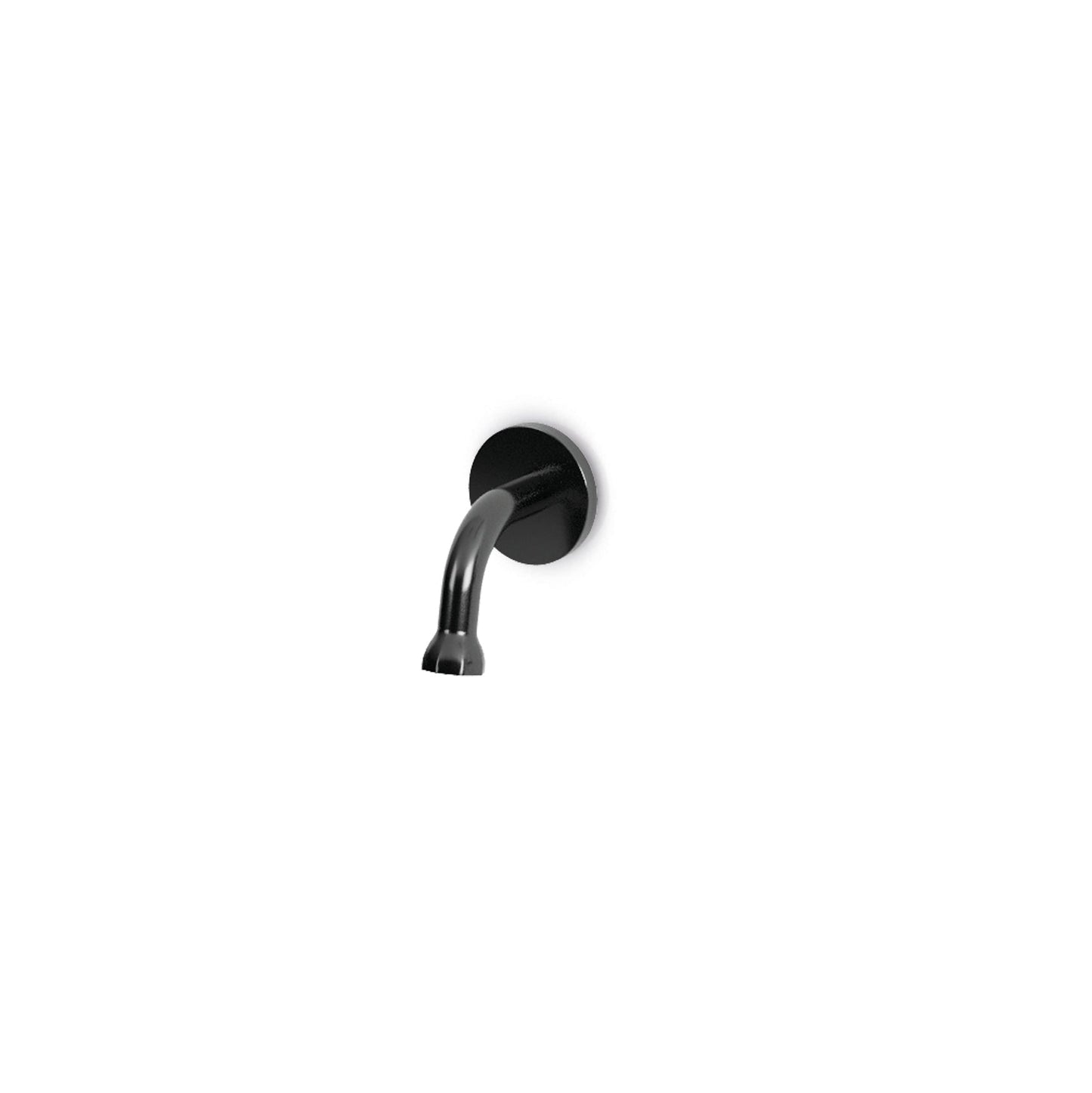 JEE-O Bloom Spout Short Wall Mounted Stainless Steel for Basin or Bath - Gun Metal