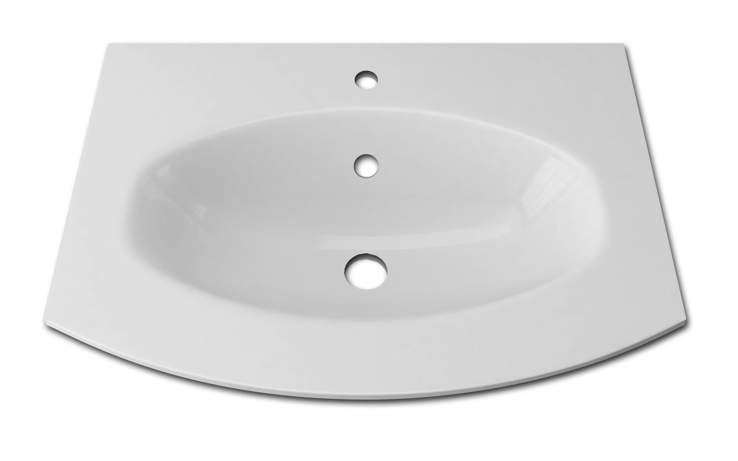 BH Resin Sting Washbasin White Gloss