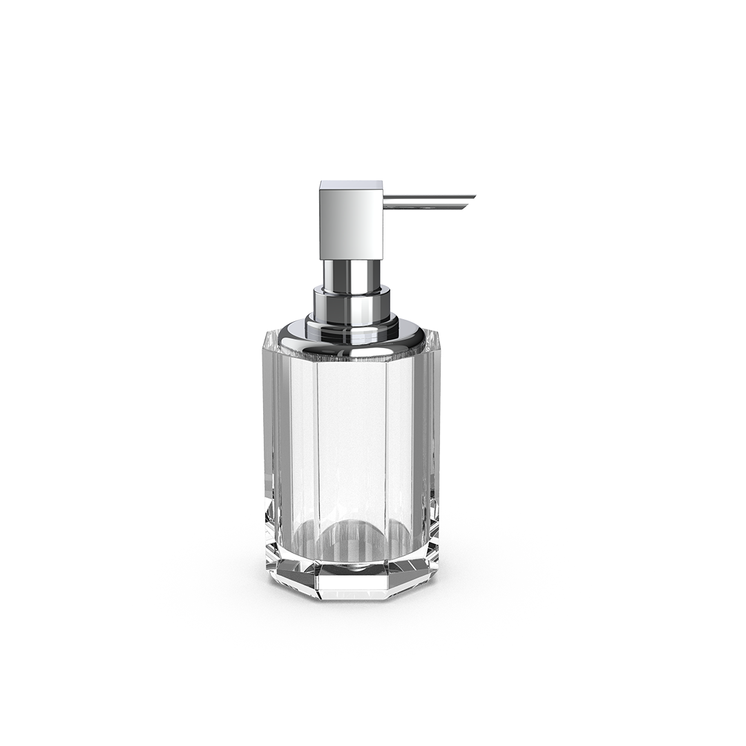 DW KR SSP 2 KRISTALL Soap dispenser Crystal Clear / Chrome