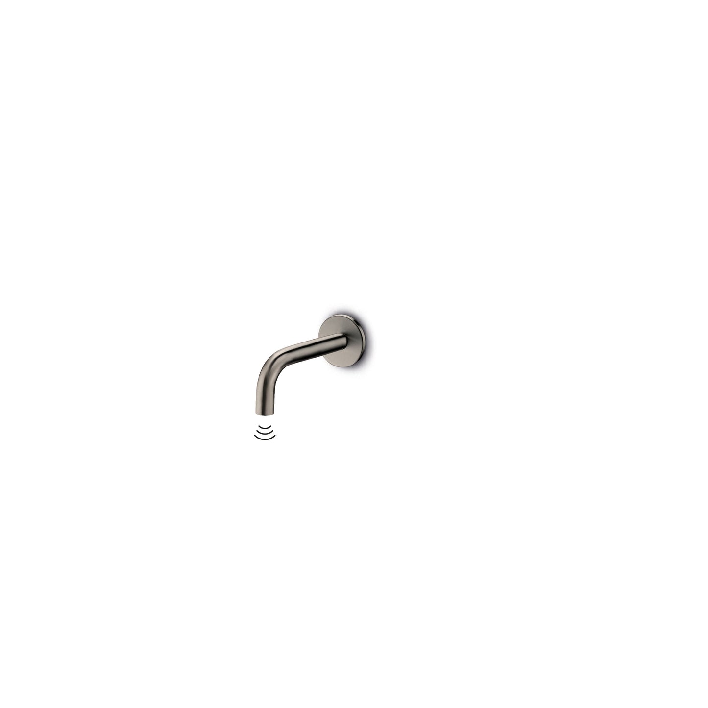 JEE-O Slimline touchless Basin tap Stainless Steel, with infrared on/off sensor - Dark Steel
