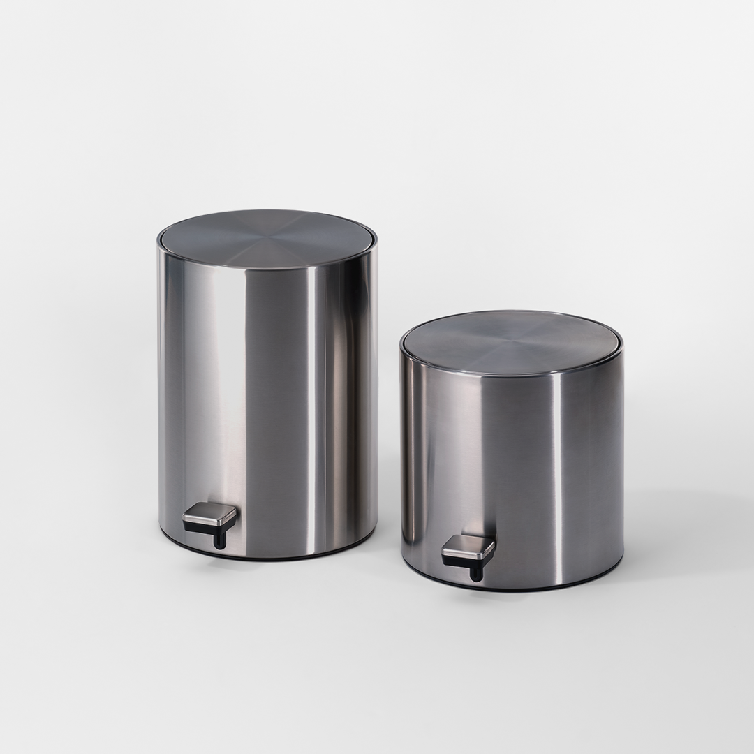 DW TE 50 Pedal bin - Stainless Steel Matte