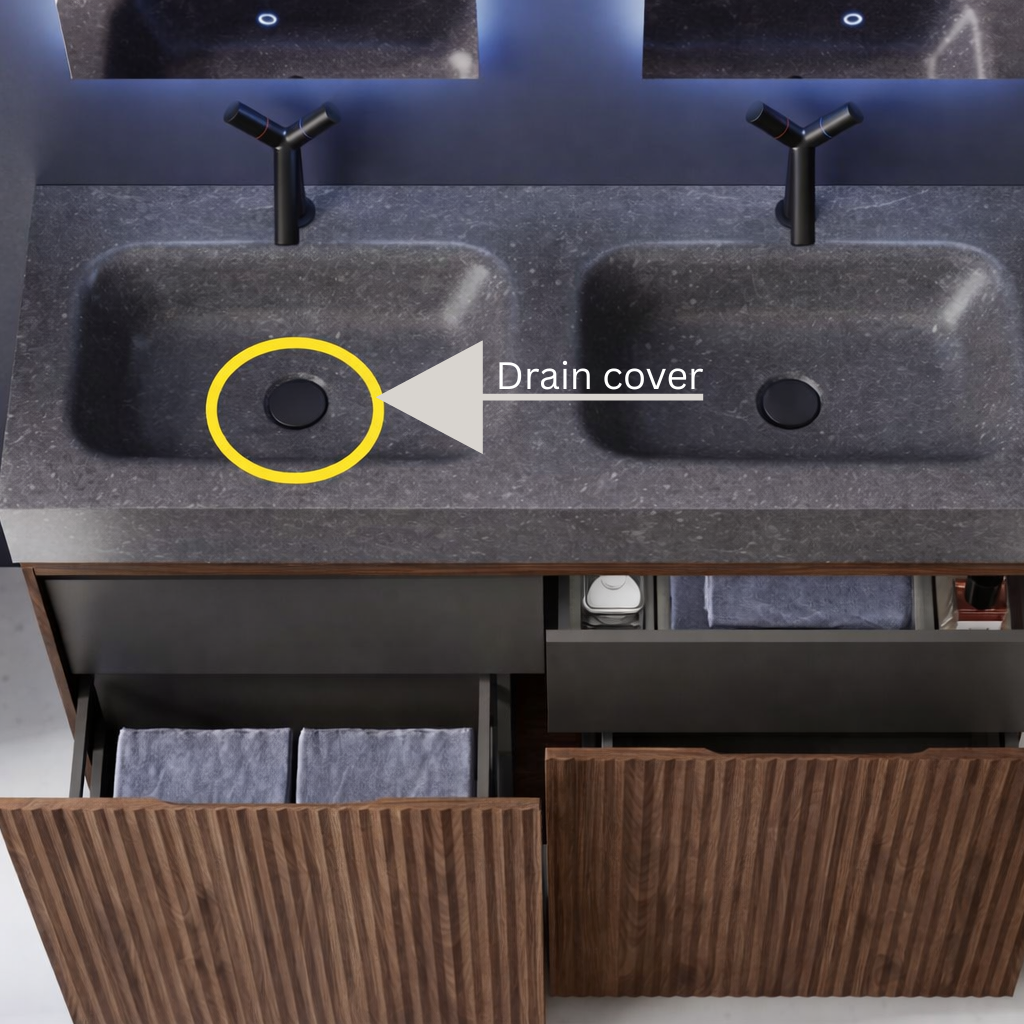 BH Roma/Premium Waste set for HPL countertop