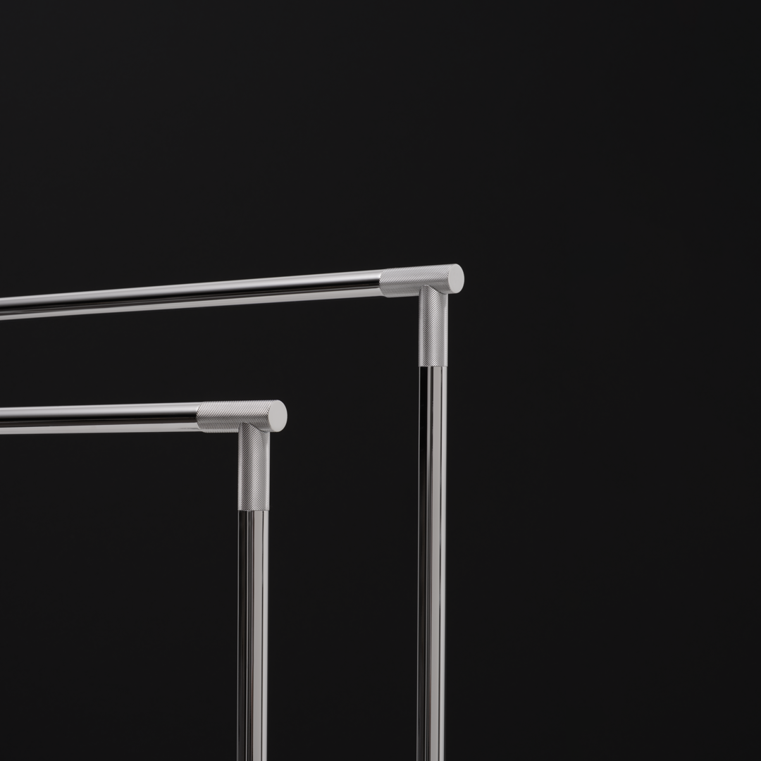 DW CLUB HT Towel stand - Chrome/Chrome