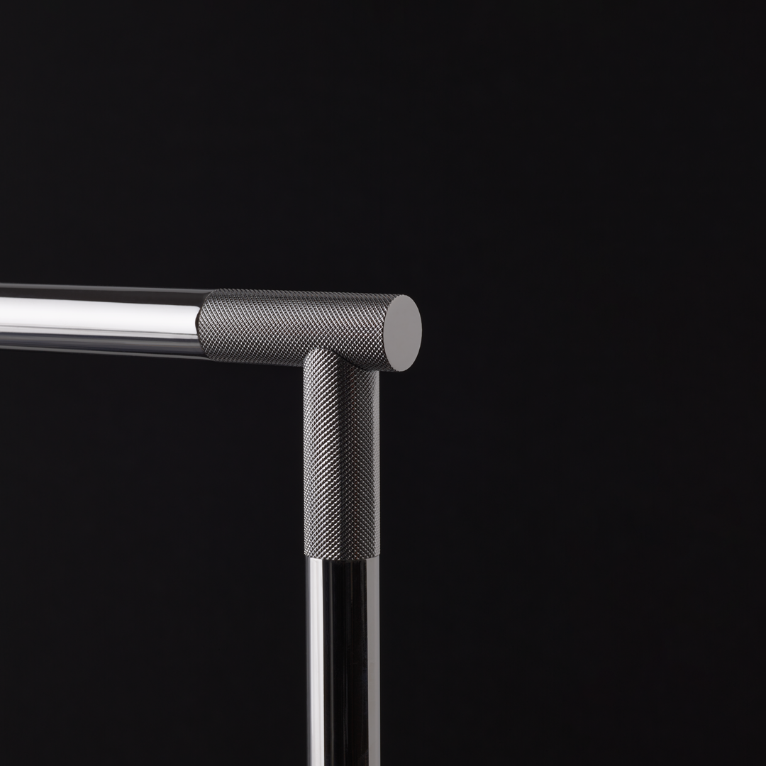 DW CLUB HT Towel stand - Chrome/Chrome