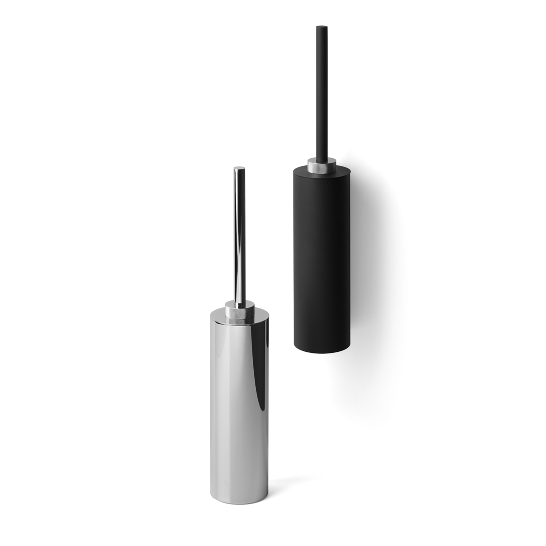 DW CLUB SBG Toilet brush set Dark Metal Matte / Gold Matte 24 Carat