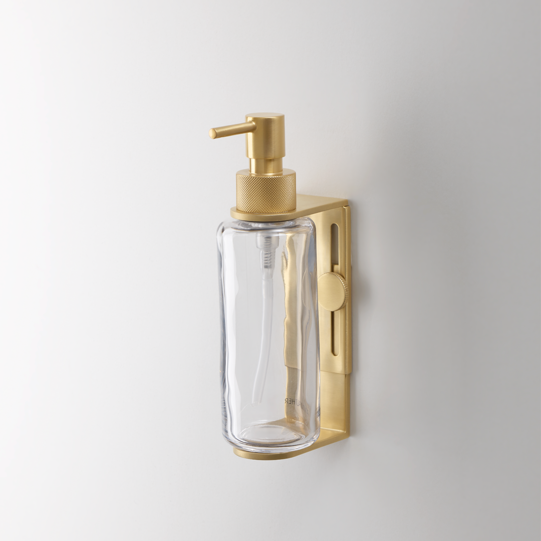 DW TT PORTER Soap dispenser Glass bottle Clear / Pump Black Matte