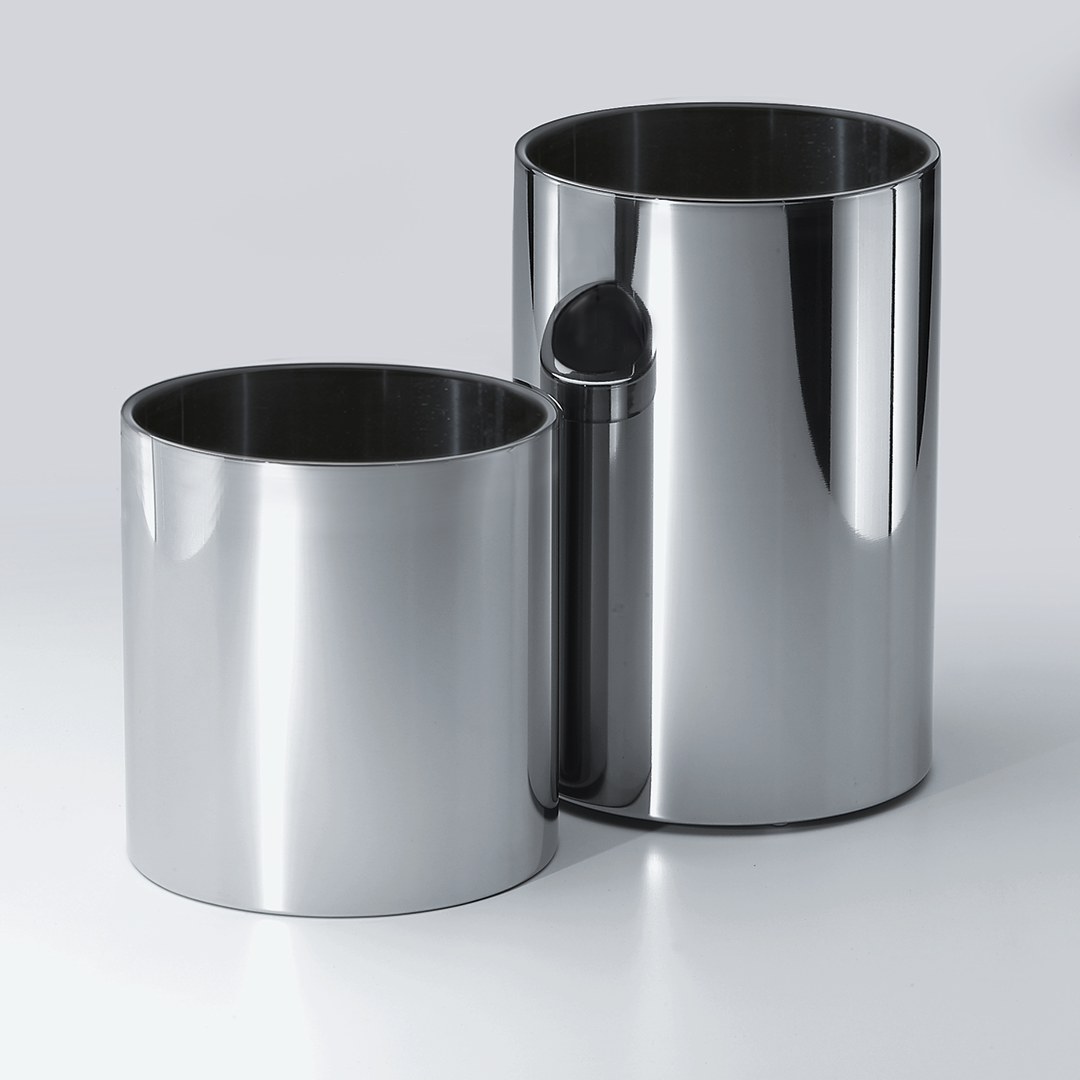 DW DW 104 Paper bin Polished Stainless Steel