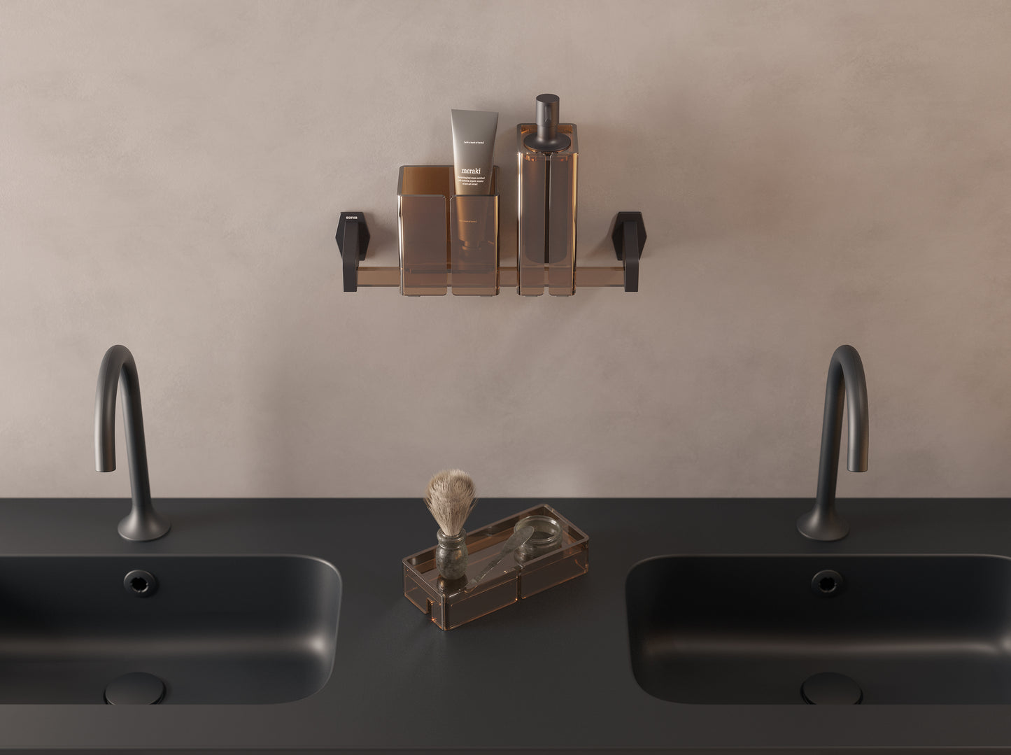 SONIA -LUCE TRAY DARK EIGHTIES