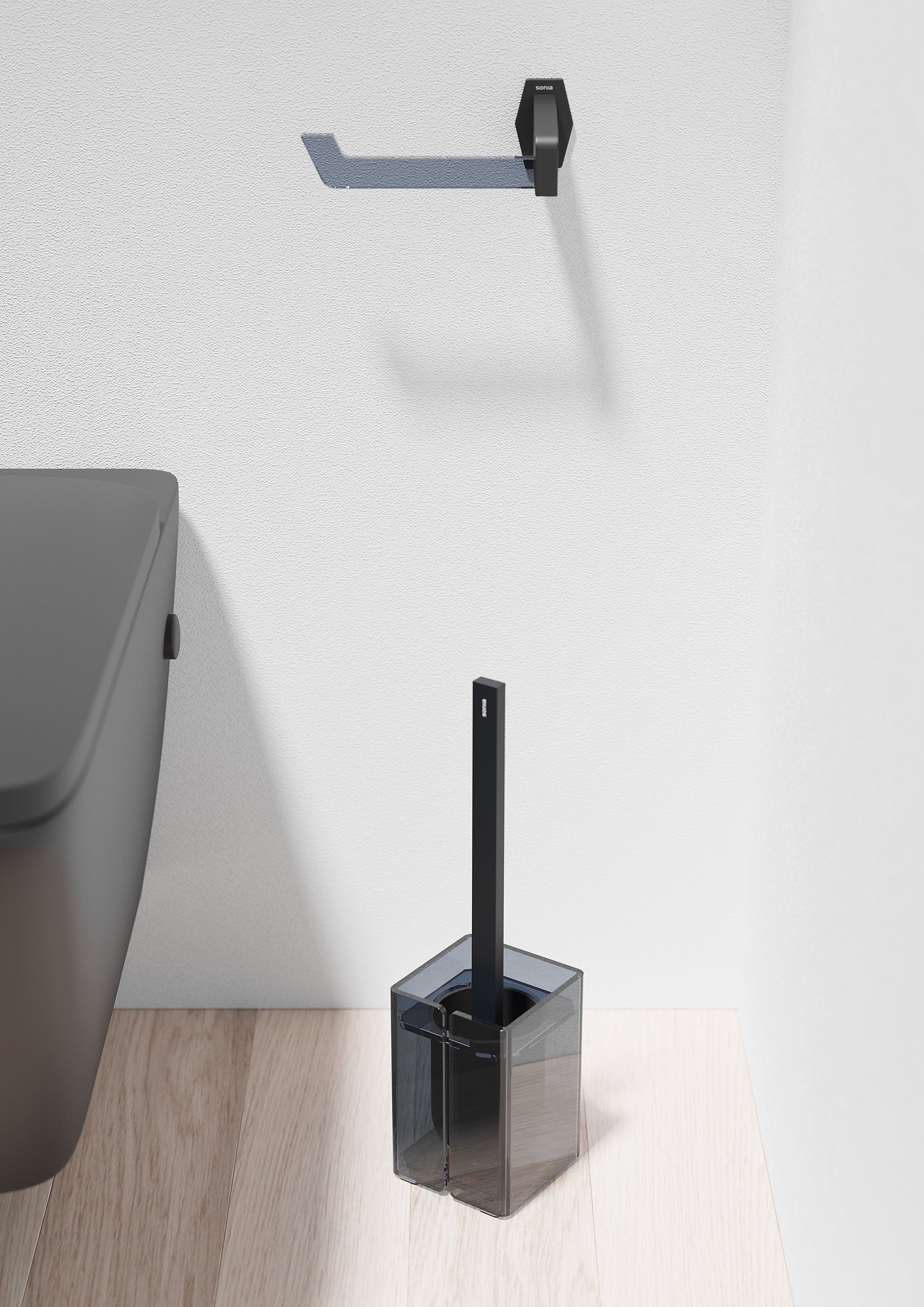 SONIA -LUCE ROBE HOOK BLACK