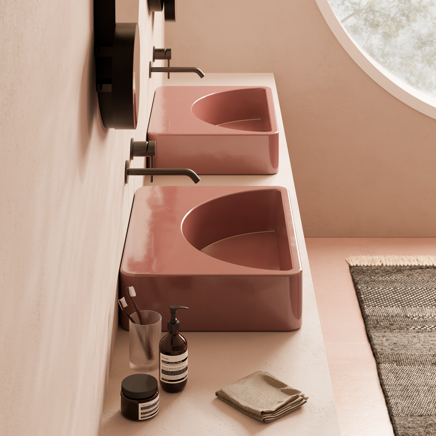 ALICE LUNARIS Countertop Ceramic 24"