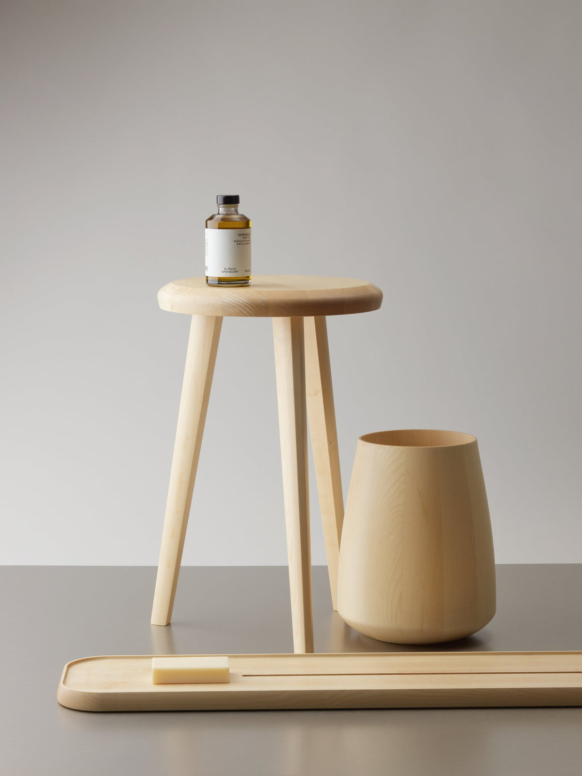 ONYO WA Bathtub shelf - Ash dark