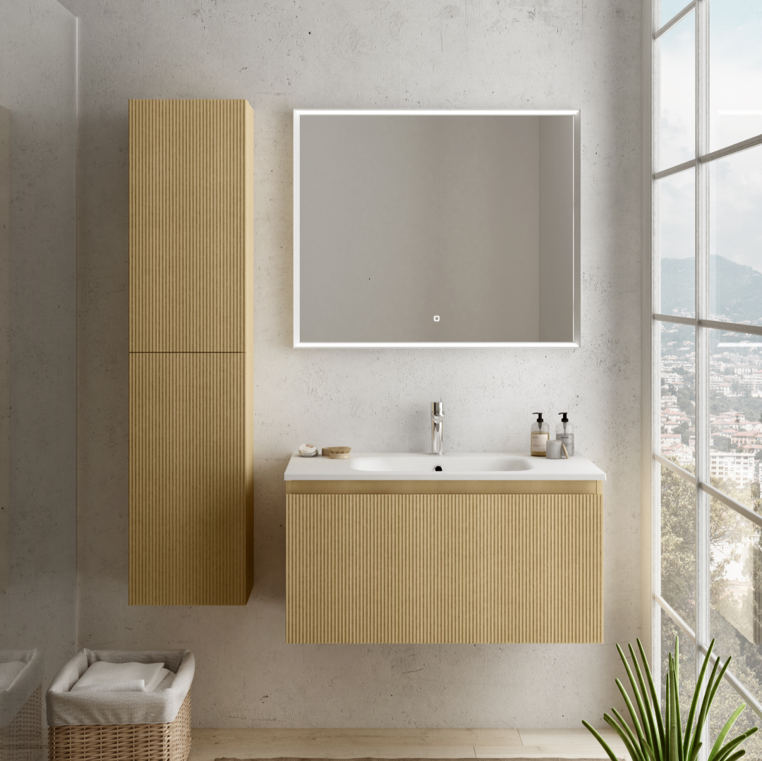 Berloni Pura Tall Cabinet 59" 2 Door