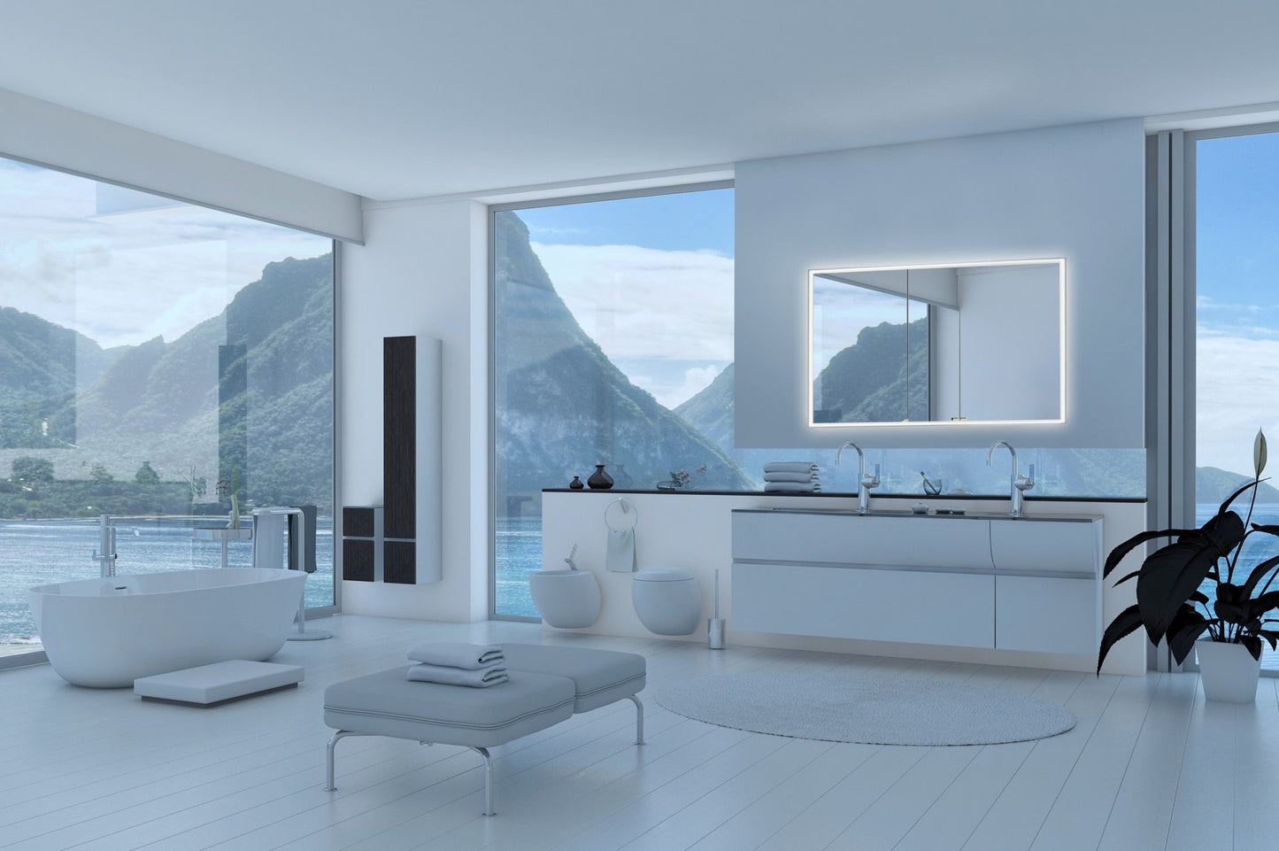 SIDLER Quadro Bathroom cabinet QR 3/47 1/4"/L 4000K