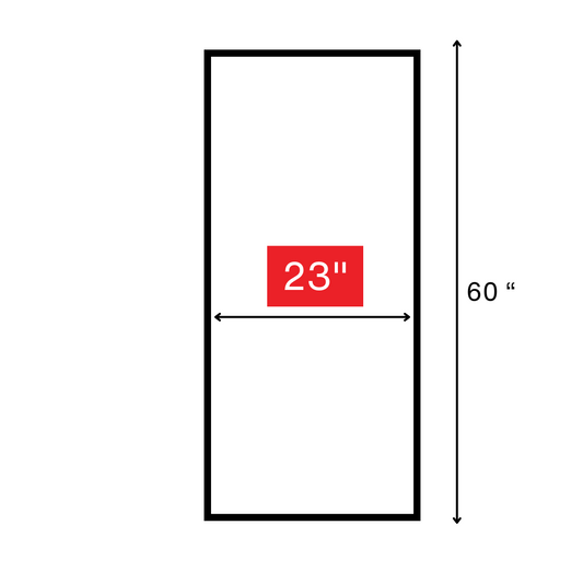 SIDLER Tall Bathroom cabinet TL 1/23 1/4" (23 1/4" W x 60" L)