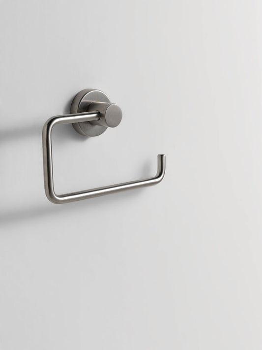 SONIA-TECNO PROJECT OPEN TOWEL RING 8" - SATIN STAINLESS STEEL