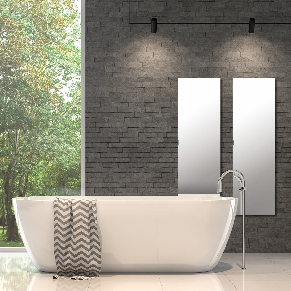 SIDLER Tall Bathroom cabinet TL 1/15 (15 1/14" W x 60" L)