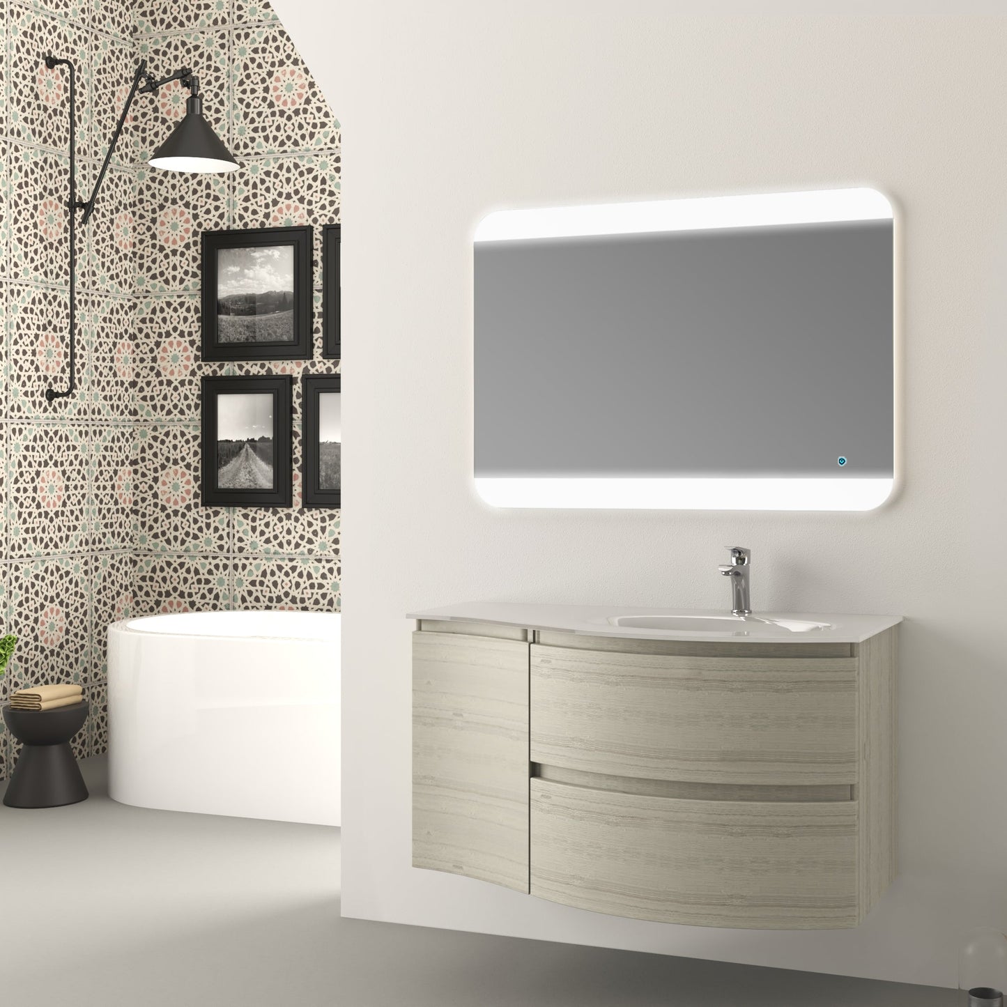 BH Vague Side Cabinet 13" 1 Door