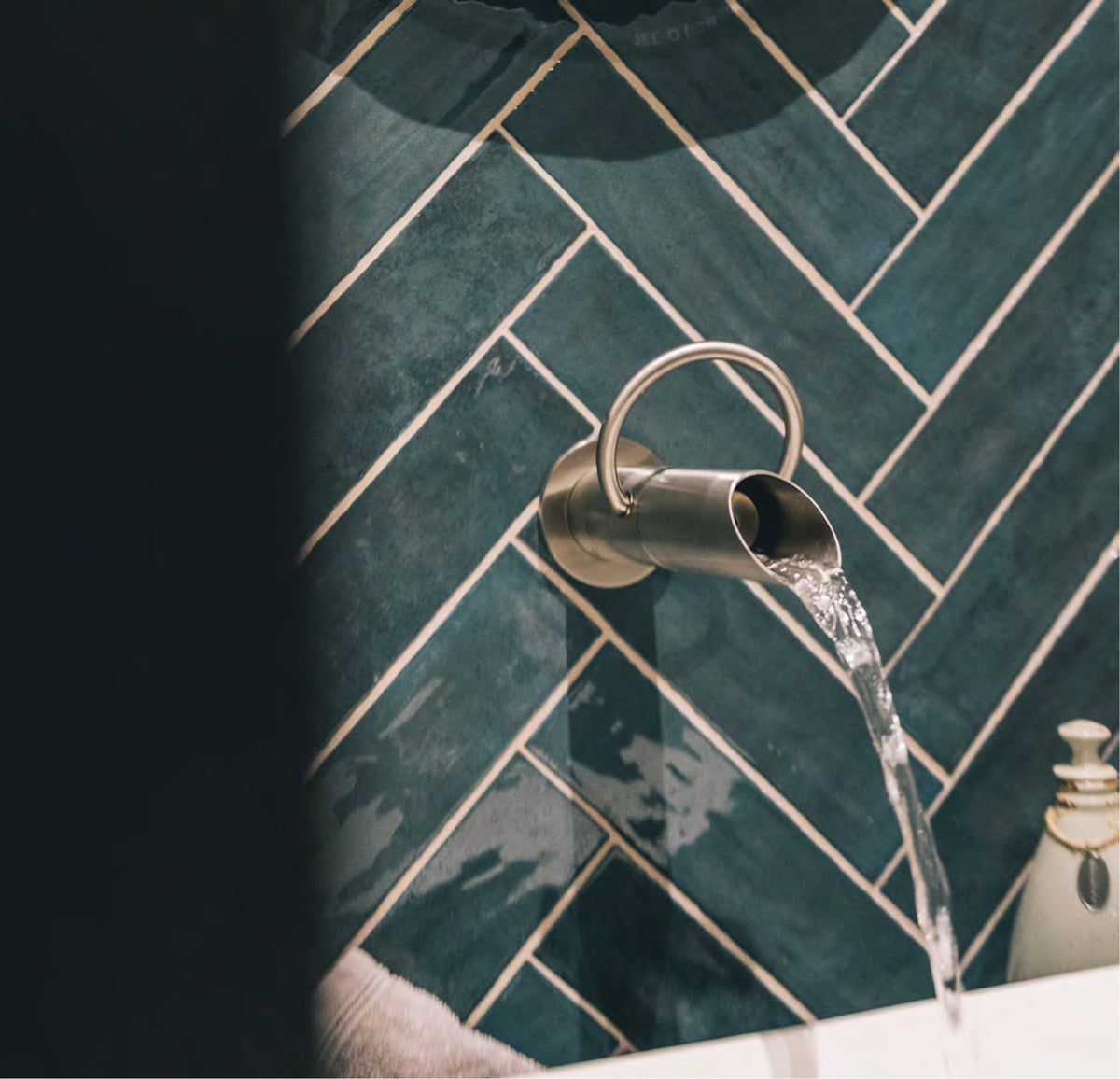 JEE-O Pure Bath Faucet Wall Mounted Stainless Steel Brushed
