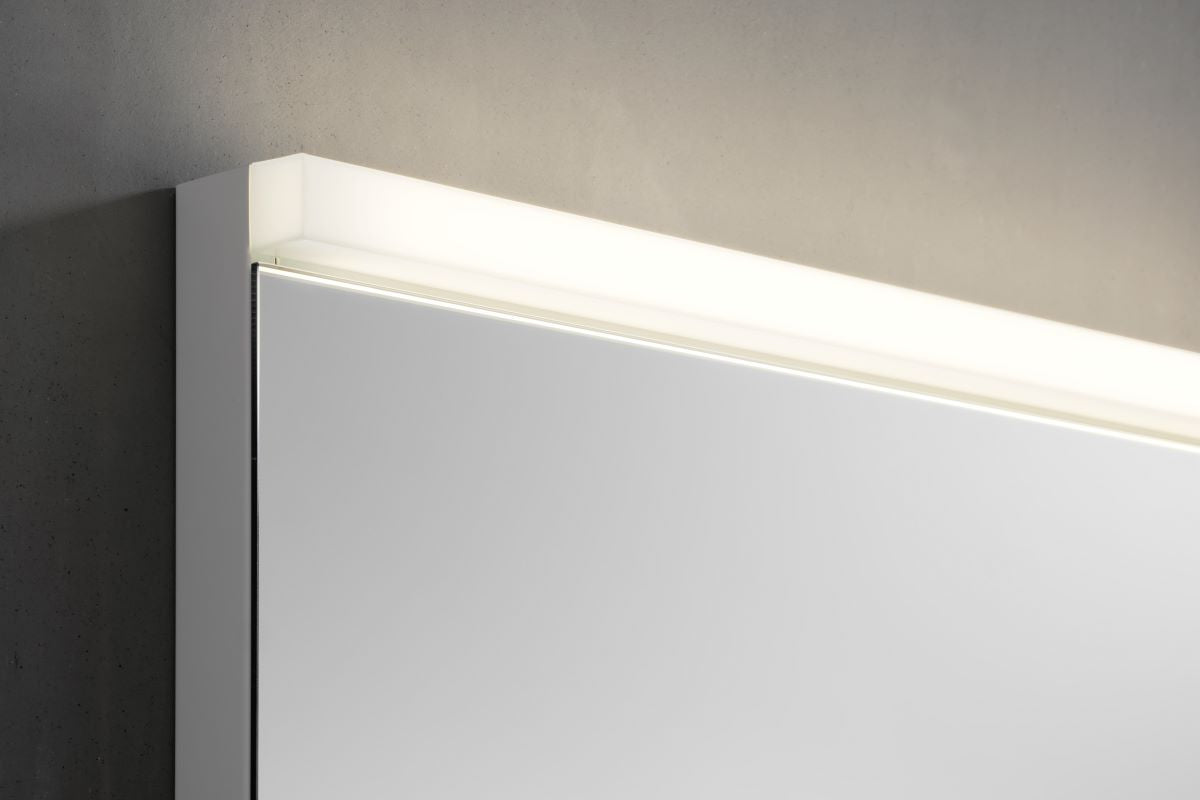 SIDLER Xamo Lighted Mirror (dimmable) XAL 19 11/16'' NL White