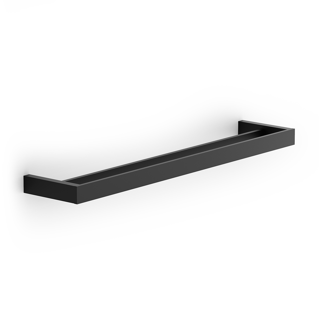 DW CONTRACT HTD60 Towel rail 24" double - Black Matte