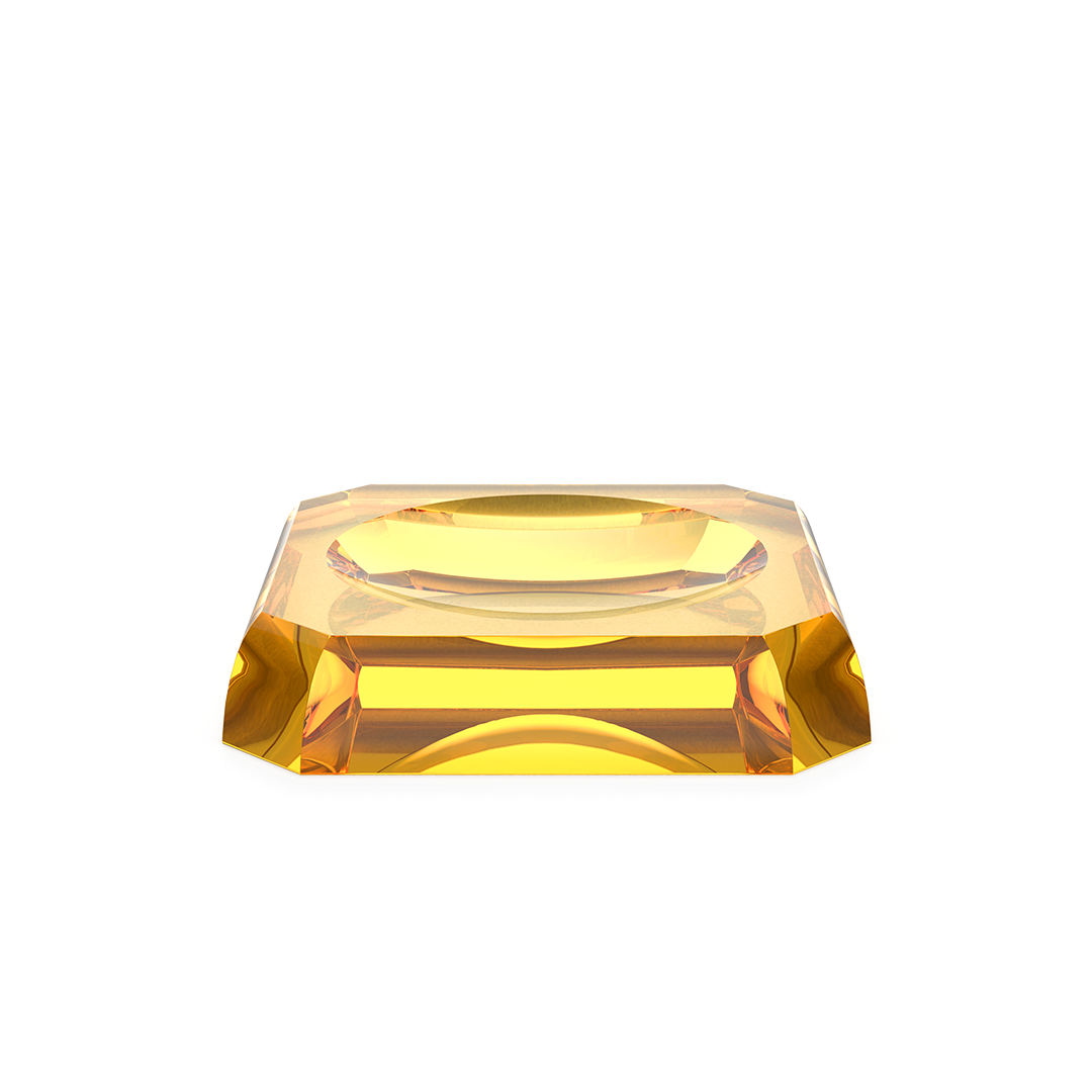 DW KR STS KRISTALL Soap dish - Amber