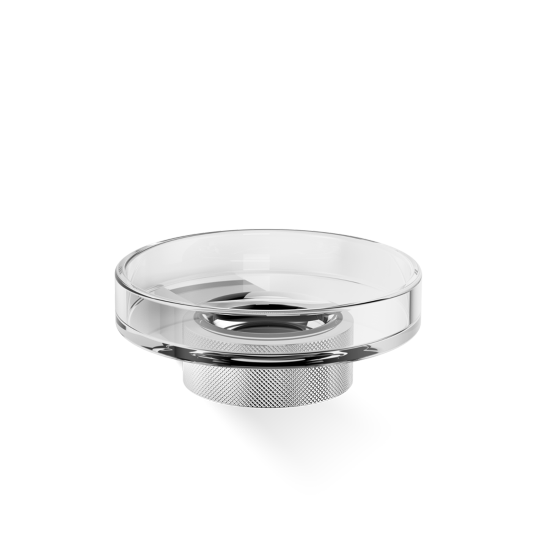 DW CLUB WSS Soap dish WM - Chrome with soap dish made of KRISTALL - clear