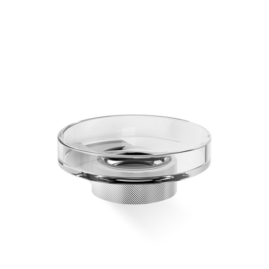 DW CLUB WSS Soap dish WM - Chrome with soap dish made of KRISTALL - clear