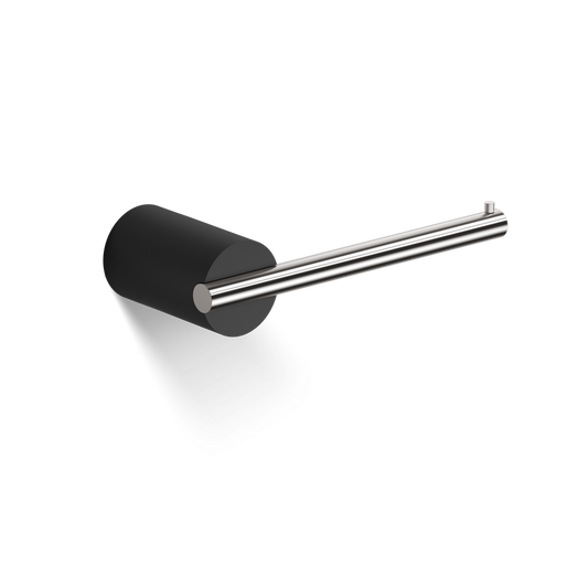 DW STONE TPH Toilet paper holder - Black Matte / Stainless Steel Matte