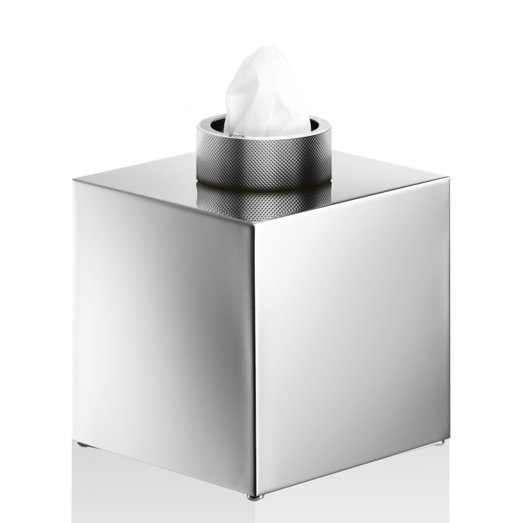 DW CLUB KB Tissue box - Chrome / Chrome