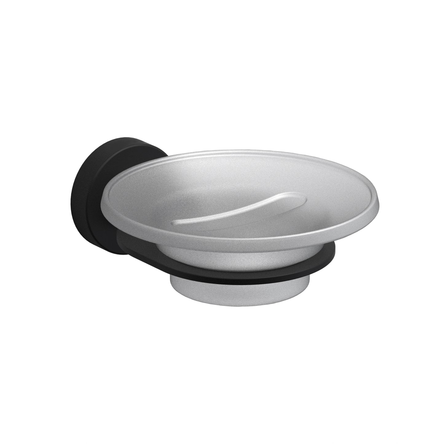SONIA -TECNO-PROJECT GLASS SOAP DISH BLACK