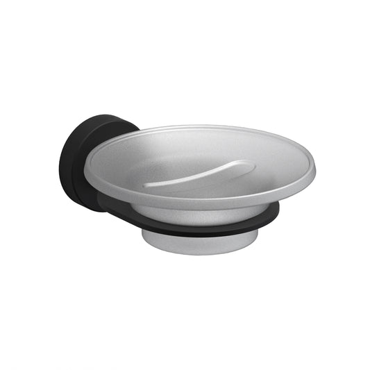 SONIA -TECNO-PROJECT GLASS SOAP DISH BLACK