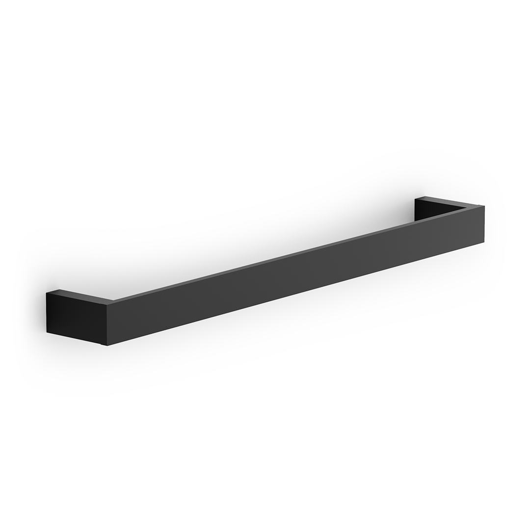 DW CONTRACT HTE45 Towel rail 18" single - Black Matte