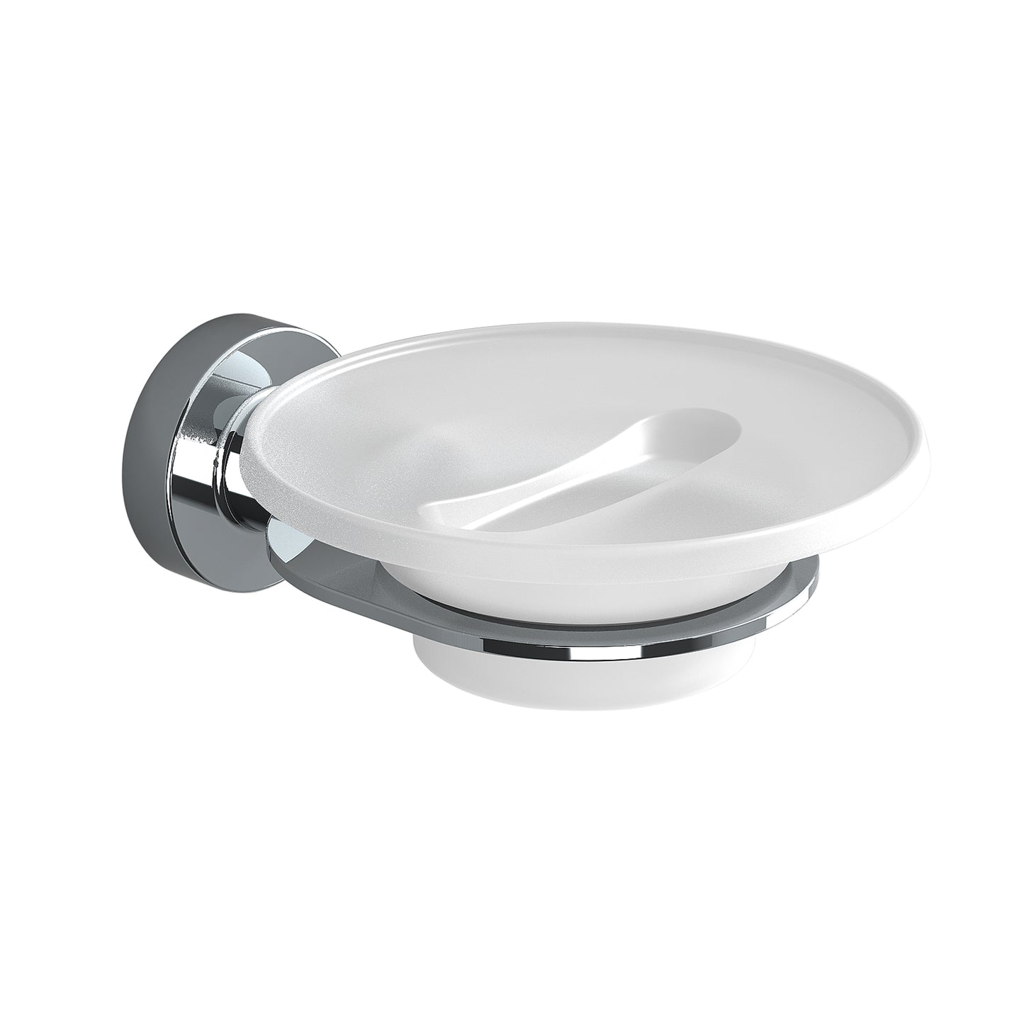 SONIA -TECNO-PROJECT GLASS SOAP DISHCHROME