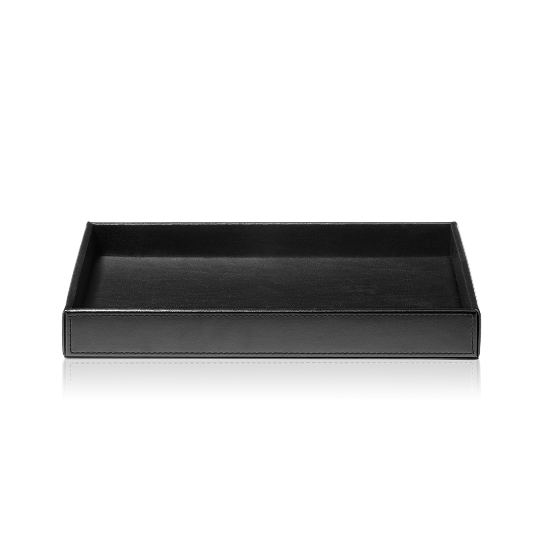 DW BROWNIE TAB L Tray large Vegan Leather Black