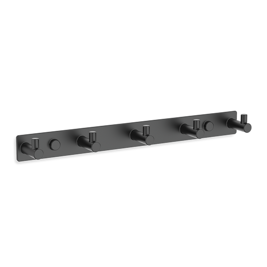 DW BA HAK5 BASIC Clothes hook with 5 hooks - Black Matte