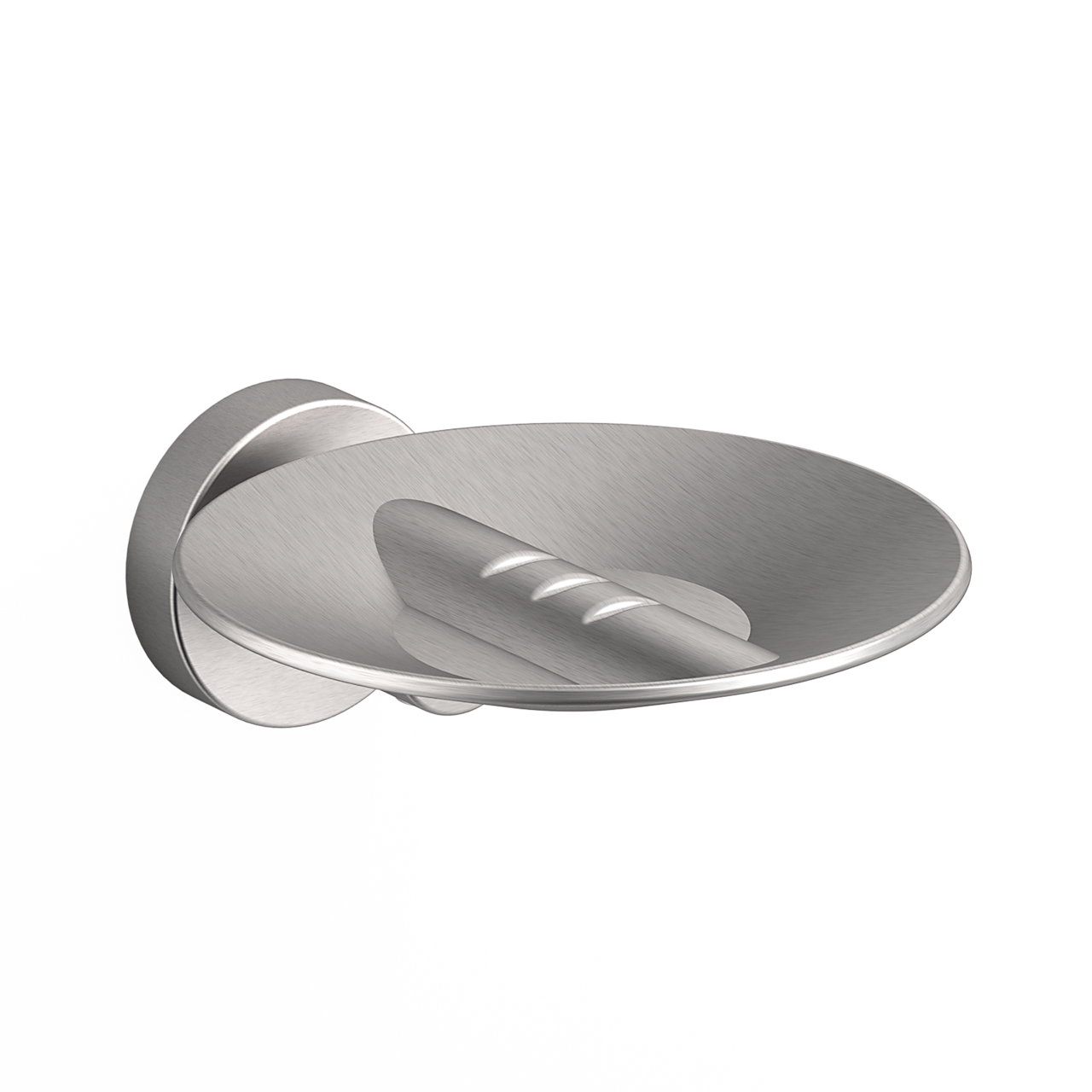 SONIA -TECNO-PROJECT METAL SOAP DISH BRUSHED NICKEL