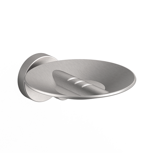 SONIA -TECNO-PROJECT METAL SOAP DISH BRUSHED NICKEL