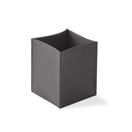 DW NAPPA PK Paper bin without cover - NAPPA Genuine Leather Smoke-Grey