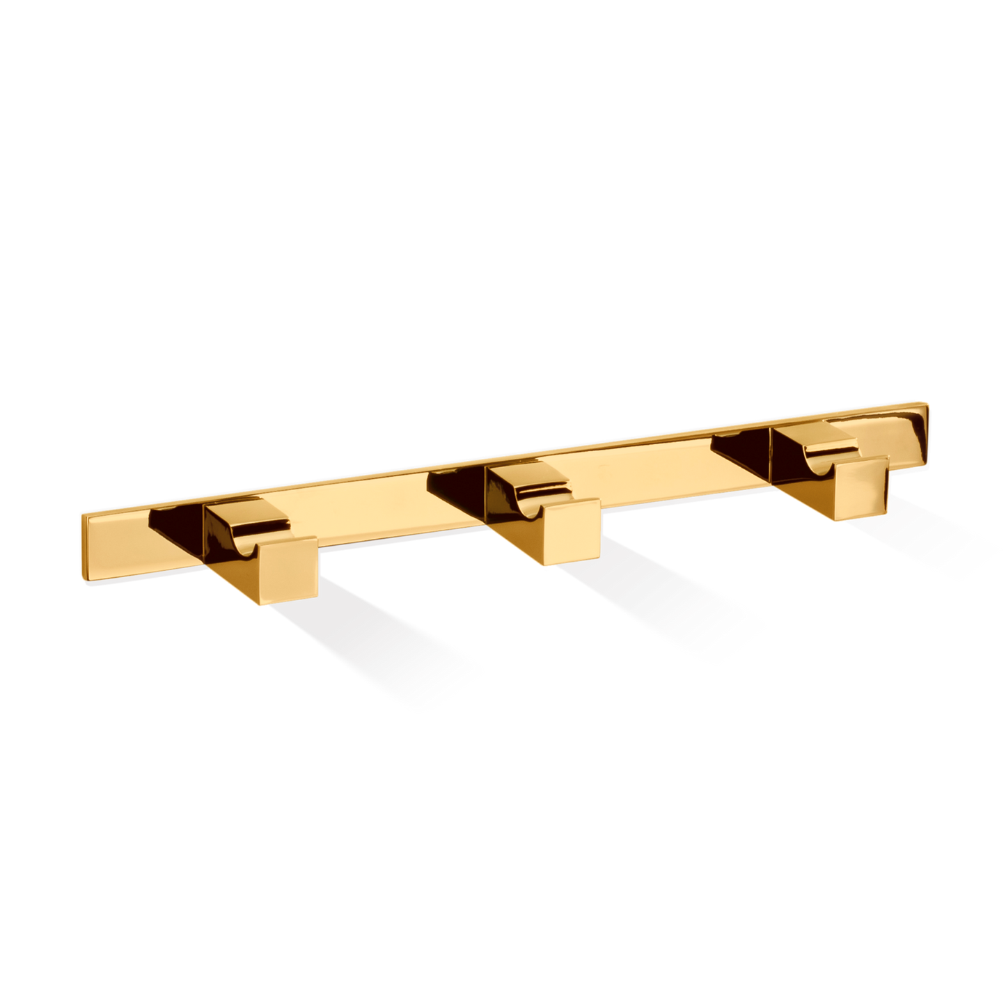 DW CO HAK3 CORNER Clothes hook with 3 Hooks - Gold 24 Carat