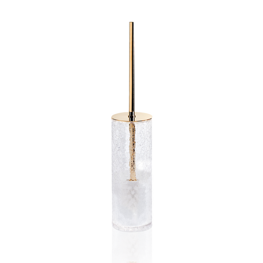 DW CR SBG CRACK Toilet brush - Gold 24 Carat