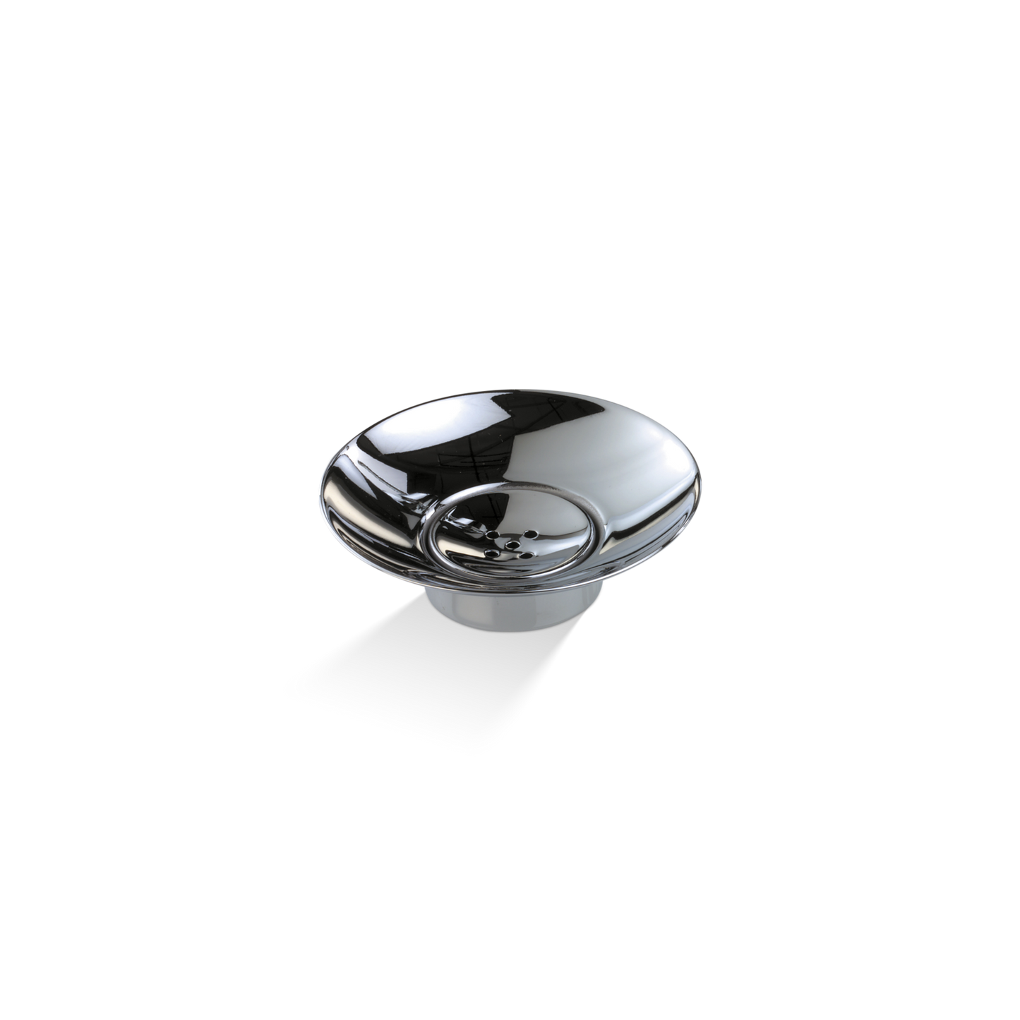 DW DW 481 Soap dish - Chrome round - with metal insert