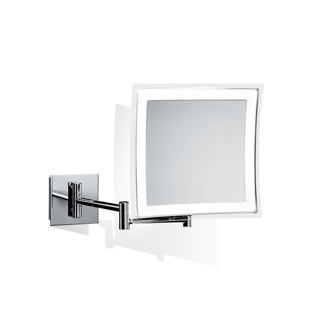 DW BS 84 TOUCH LED Cosmetic mirror illuminated - Chrome - 5x Magnification